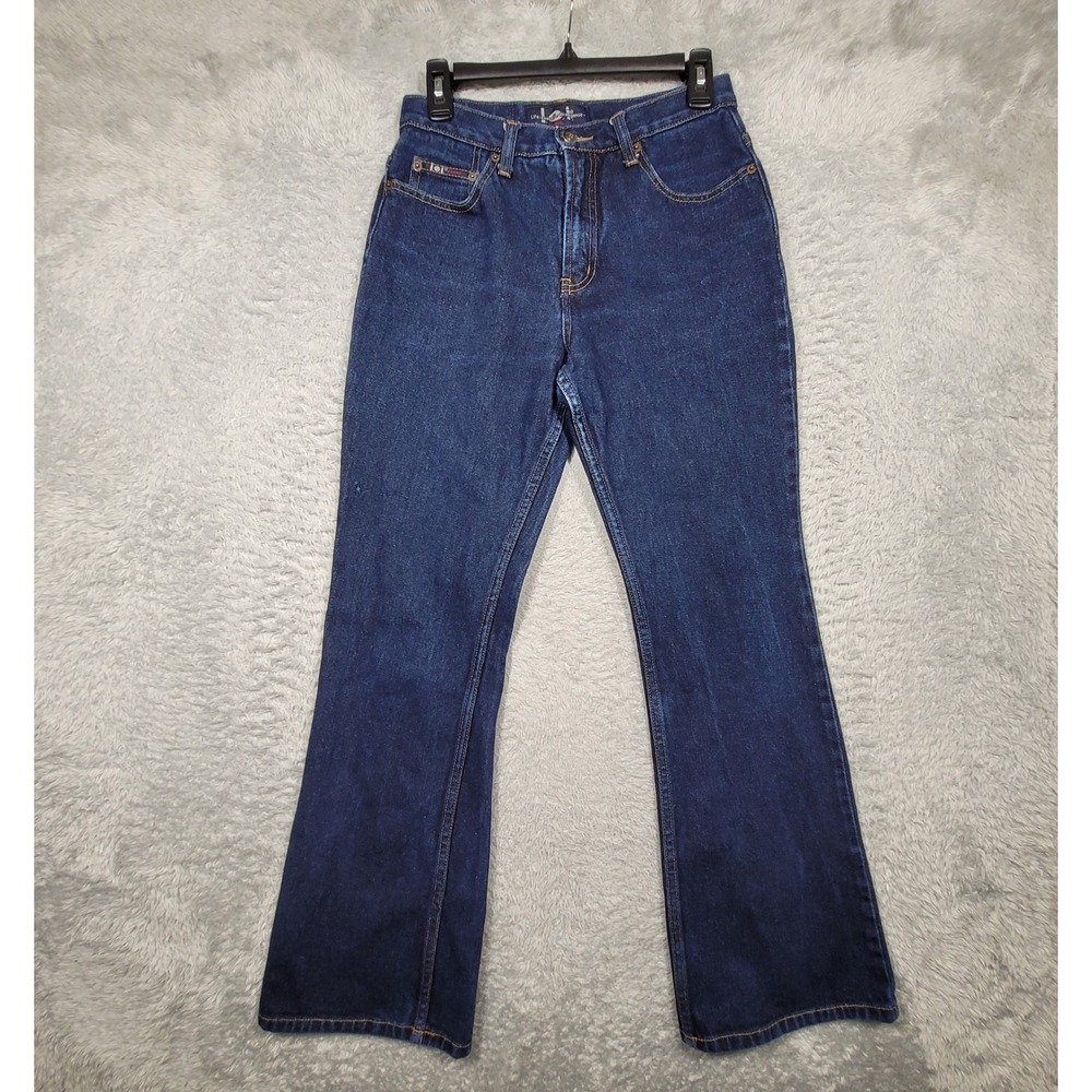 L.E.I. Jeans‎ Womens 9 Dark Wash Bootcut Denim Life Energy Intelligence 27x31